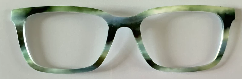PAIR Larkin Topper; blue, green, black fog