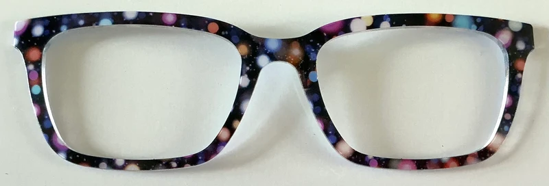 PAIR Larkin Topper; multicolored dots on black