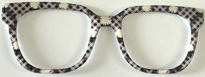 Murphy Topper; Busy Bee; checkered black and white daisies