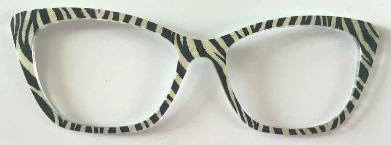 PAIR Wanda Topper; zebra
