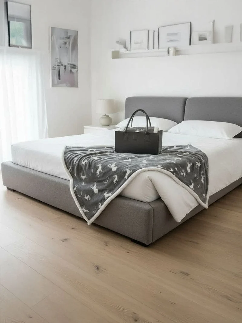 Plaid Morbidotto In Borsa Feltro John - Daunex