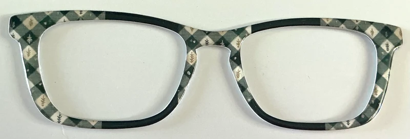 Casper Topper; spruce plaid/color block
