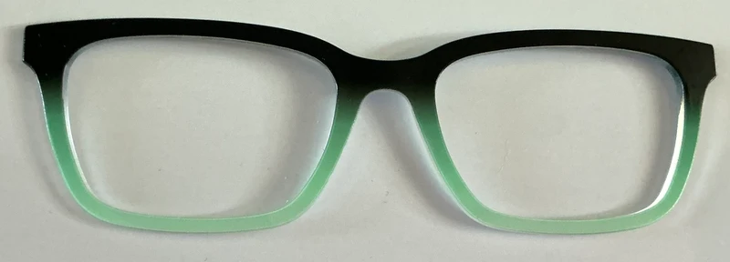 PAIR Larkin Topper; black to mint gradient