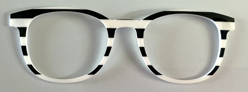 PAIR Reese Topper: black and white stripes