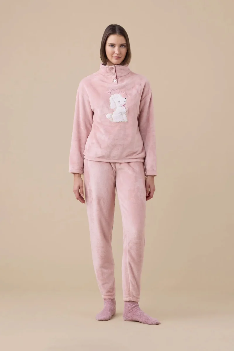 Pigiama Donna Coral Articolo Barboncino - Noidinotte