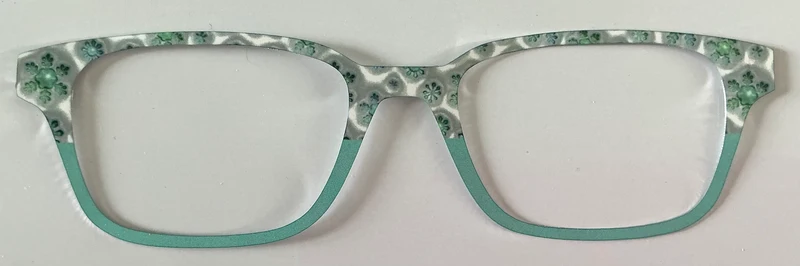 Finley Topper; metal; silver snowflake split