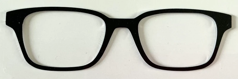 Finley Topper; metal; black with flecks