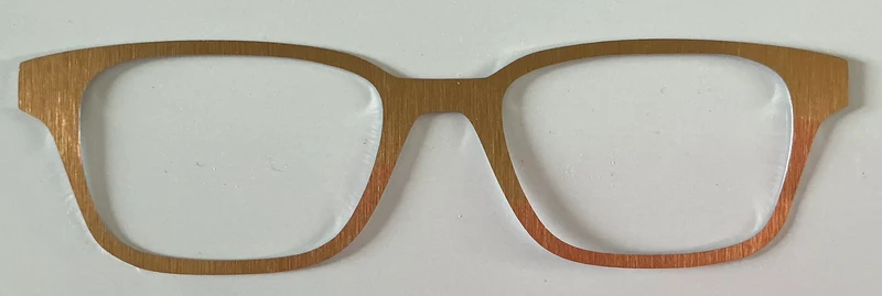 Finley Topper; metal; gold