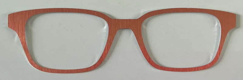Finley Topper; metal; rose gold