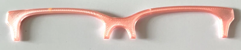 Larkin Brow Topper; blank; peach