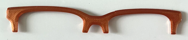 Larkin Brow Topper; blank; copper