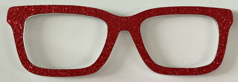 Larkin Topper; Laser Nonna; red glitter
