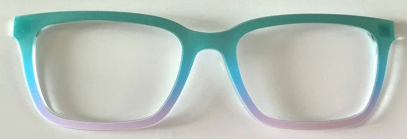 PAIR Larkin Topper; sea foam/light blue/purple gradient