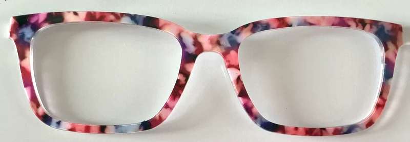 PAIR Larkin Topper; pinks and blues bokeh