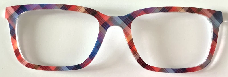 PAIR Larkin Topper; the ombre plaid