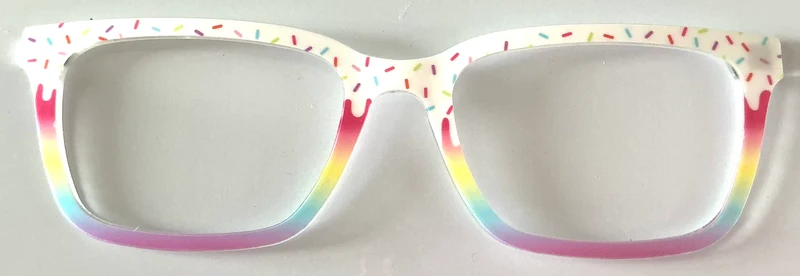 PAIR Larkin Topper; sprinkle/multicolored fade