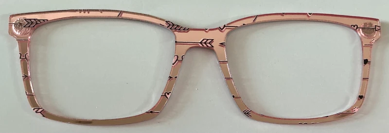 Kirby Topper; Melissa Socchi rose gold arrows