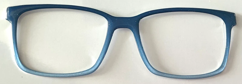 Kirby Topper; metal; RESINED by Topp Designs by Allison; blue gradient