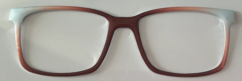 Kirby Topper; Lea’s metal; RESINED; brown red tones to blue vertical corners