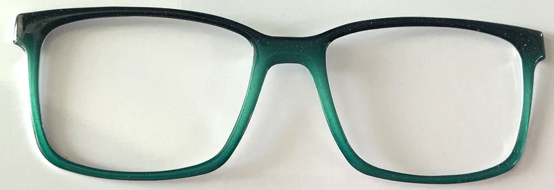 Kirby Topper; Lea’s metal; RESINED; black to green gradient