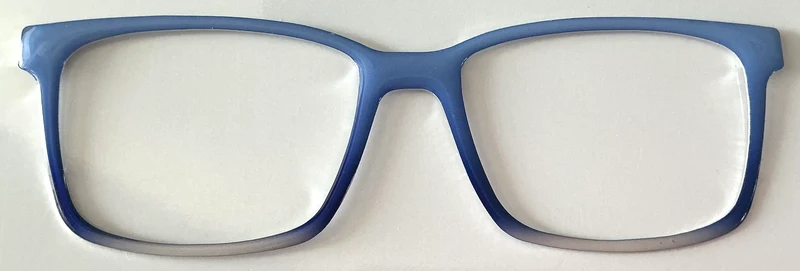 Kirby Topper; Lea’s metal; RESINED; blue to gray gradient