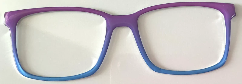 Kirby Topper; Lea’s metal; RESINED; purple to blue gradient