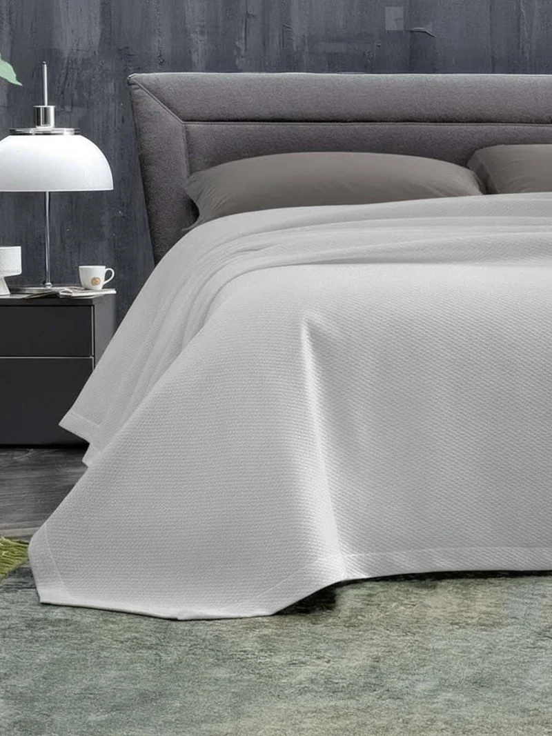 Copriletto In Piquet di Cotone Ideal - Coccoy