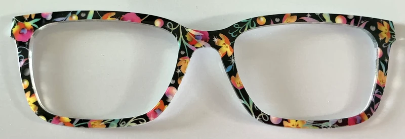 PAIR Larkin Topper; vibrant flowers on black