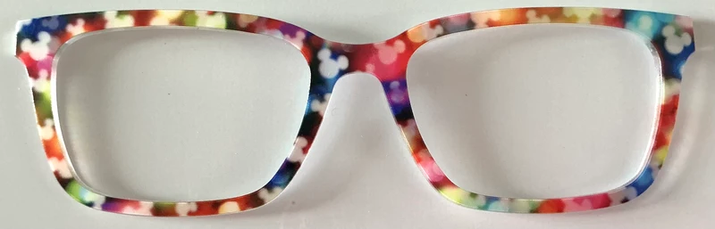 PAIR Larkin Topper; Mickey Mouse bokeh