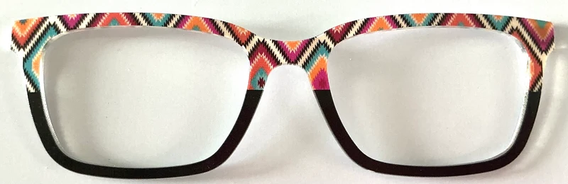 PAIR Larkin Topper; triangles/black split