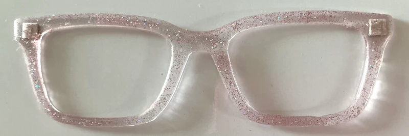Larkin Topper; pale pink sparkle