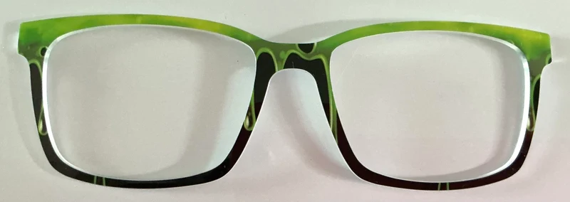PAIR Kirby Topper; green slime