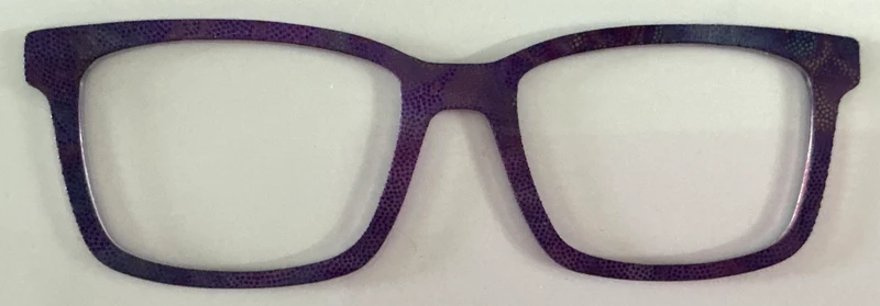 Kirby Topper; Laser Nonna; purple textured