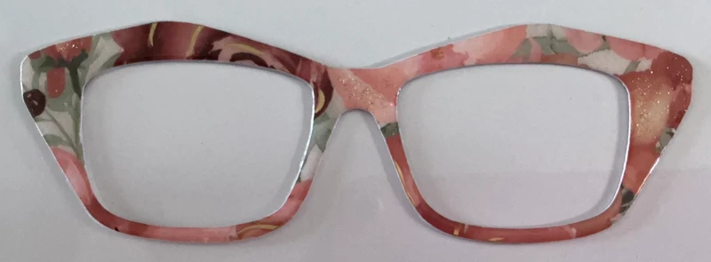 Kirby Topper; hybrid; pink floral design with glitter