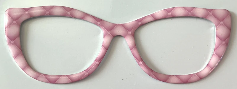 Wanda Topper; Creator, Lea’s Metal Treasures , resined by Alison, pink tufted