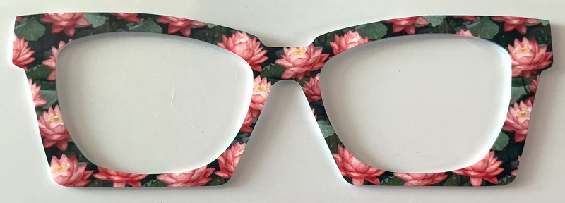 Wanda Topper; Case, Lotus bloom green pink floral