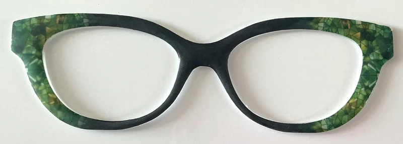 Ella Topper; hybrid; black to green stone vertical fade