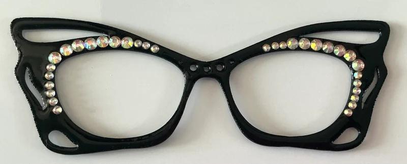 Ella Topper; black hybrid with embellishments