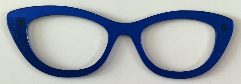 Ella Topper; thick; royal blue