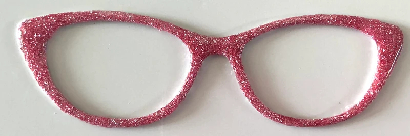 Ella Topper; pink glitter