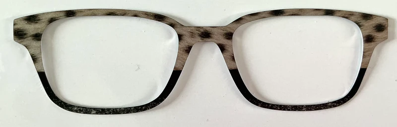 Finley Topper; metal; animal fur/black split