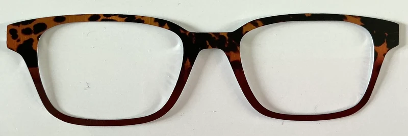 Finley Topper; metal; golden tort