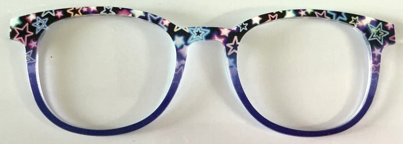 PAIR Reese Topper; stars to purple fade