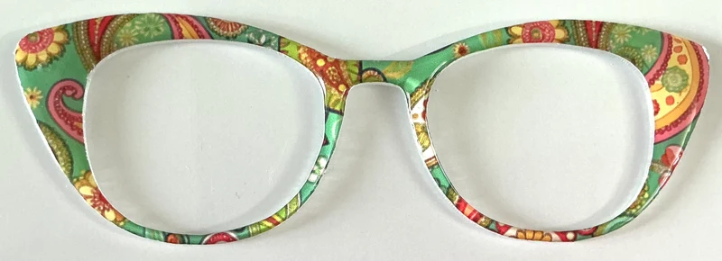 NEW Reese Topper; hybrid; green paisley