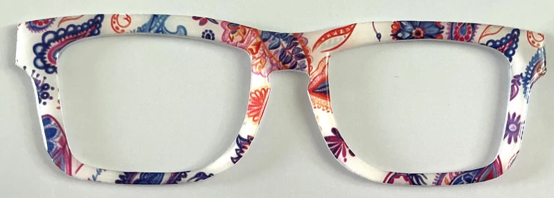 NEW Drew Topper; blue and orange paisley