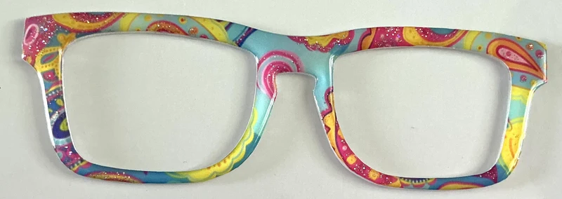 NEW Drew Topper; pink and yellow paisley on light blue