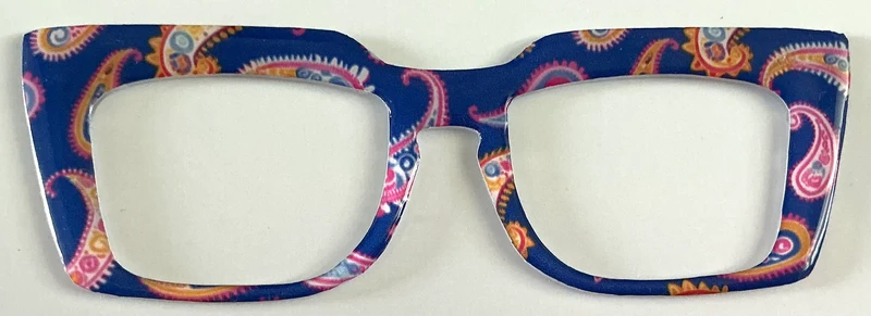 NEW Drew Topper; pink and blue paisley