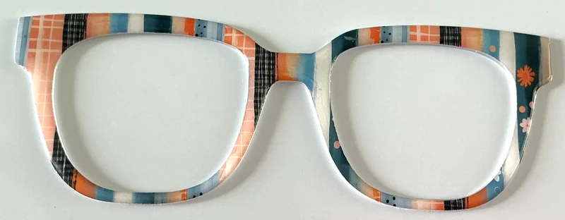 Murphy Topper; orange,blue,black,white stripes