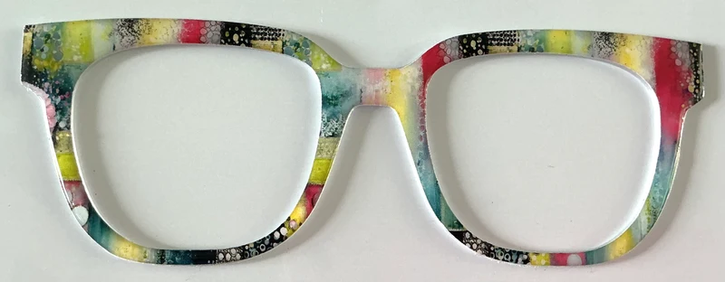 Murphy Topper; vibrant paint splotches
