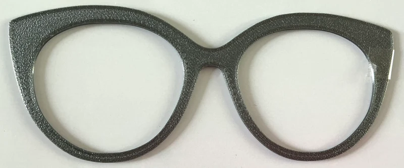 Zuri Topper; blank; dark silver